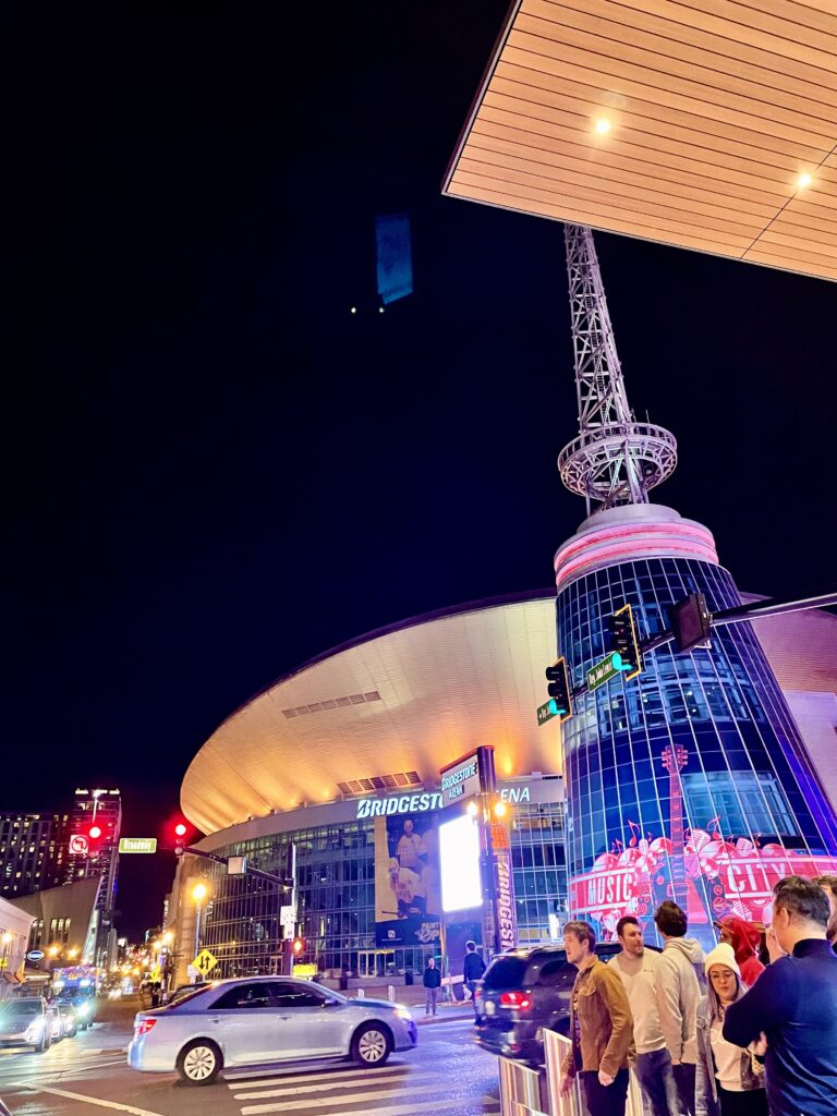 Broadway Street in Nashville, Tennessee
